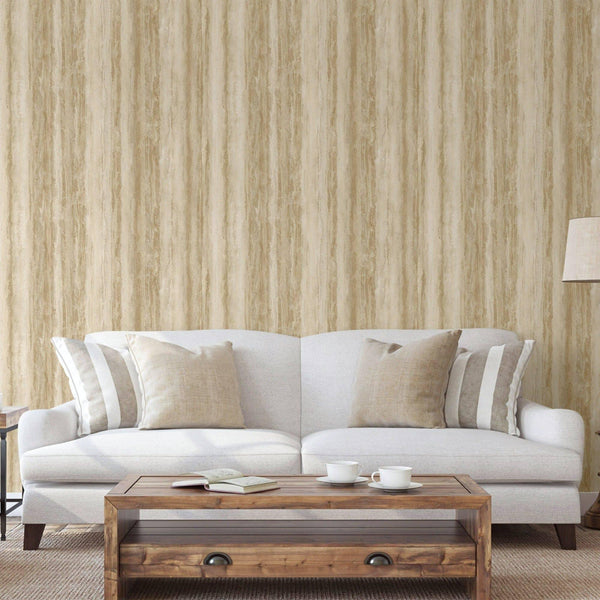 Luxury Beige Embossed Tree 3D Embossed Wallpaper, Lodge Non-Woven Wall Covering, 41.7"W x 398"H, Washable Removable for Livin