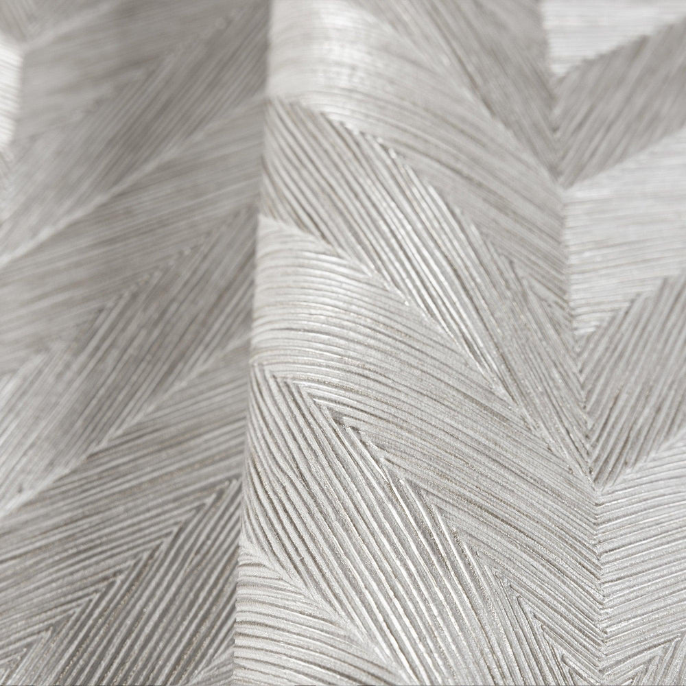Luxury Beige Chevron Geometric Wallpaper, Premium Non-Woven Wall Covering, 41.7"W x 398"H, Washable Removable for Living Room