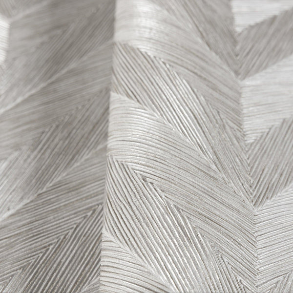Luxury Beige Chevron Geometric Wallpaper, Premium Non-Woven Wall Covering, 41.7"W x 398"H, Washable Removable for Living Room