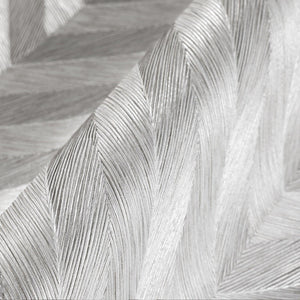 Luxury Beige Chevron Geometric Wallpaper, Premium Non-Woven Wall Covering, 41.7"W x 398"H, Washable Removable for Living Room