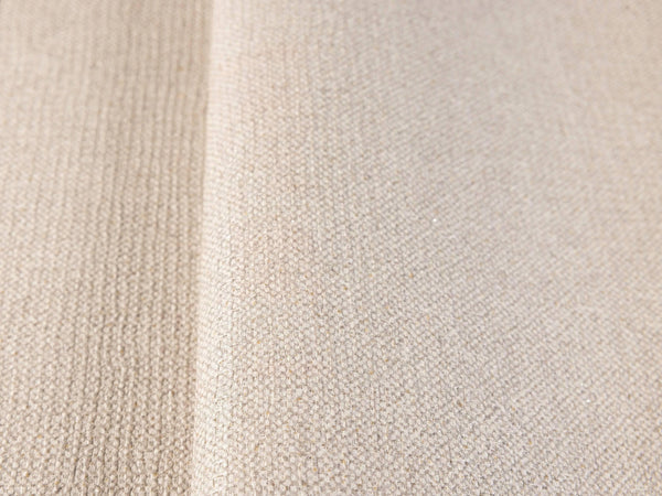 Luxury Beige Fabric Textured Wallpaper, Boho Non-Woven Wall Covering, 41.7"W x 614"H, Washable Removable for Living Room Bedr