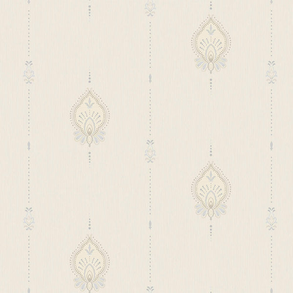 Luxury Beige Striped Stripe Textured Wallpaper, Victorian Non-Woven Wall Covering, 41.7"W x 614"H, Washable Removable for Liv