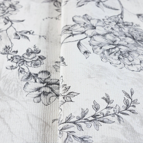 Luxury White Chinoiserie Floral Wallpaper, Contemporary Non-Woven Wall Covering, 41.7"W x 614"H, Washable Removable for Livin