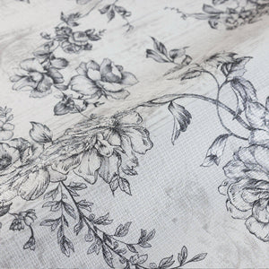Luxury White Chinoiserie Floral Wallpaper, Contemporary Non-Woven Wall Covering, 41.7"W x 614"H, Washable Removable for Livin