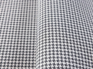 Luxury Black Houndstooth Textured Wallpaper, Classic Non-Woven Wall Covering, 41.7"W x 614"H, Washable Removable for Living R