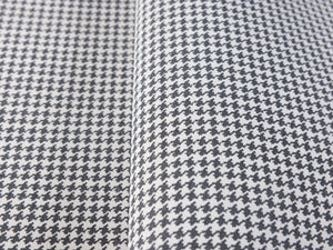 Luxury Black Houndstooth Textured Wallpaper, Classic Non-Woven Wall Covering, 41.7"W x 614"H, Washable Removable for Living R