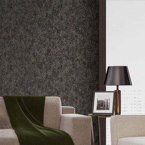 Luxury Black Abstract Distressed 3D Embossed Wallpaper, Contemporary Non-Woven Wall Covering, 41.7"W x 398"H, Washable Remova
