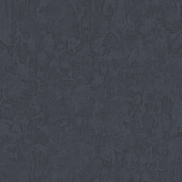 Luxury Black Abstract Textured Wallpaper, Contemporary Non-Woven Wall Covering, 41.7"W x 614"H, Washable Removable for Living