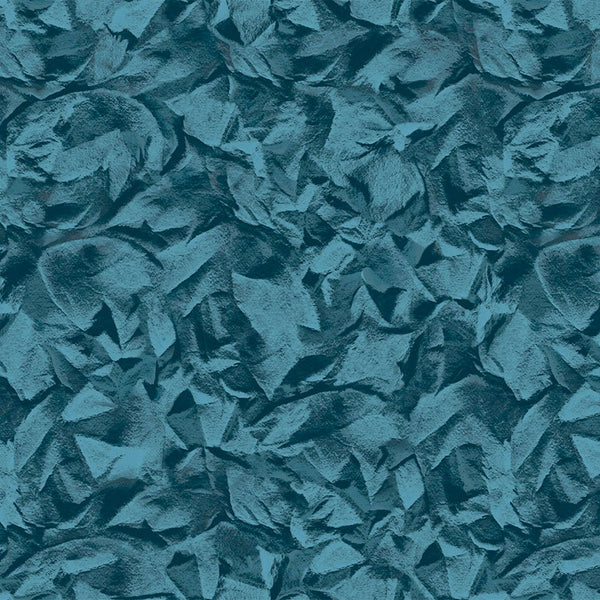 Luxury Blue Abstract Wallpaper, Victorian Non-Woven Wall Covering, 41.7"W x 398"H, Washable Removable for Living Room Bedroom