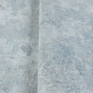 Luxury Blue Abstract Distressed Textured Wallpaper, Coastal Non-Woven Wall Covering, 41.7"W x 614"H, Washable Removable for L