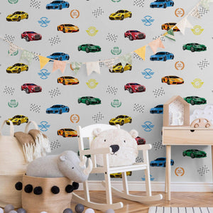 Luxury White Textured Wallpaper, Premium Non-Woven Wall Covering, 41.7"W x 614"H, Washable Removable for Living Room Bedroom 