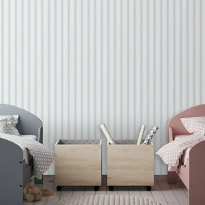 Luxury Blue Striped Textured Wallpaper, Coastal Non-Woven Wall Covering, 41.7"W x 614"H, Washable Removable for Living Room B