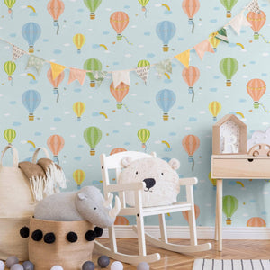 Luxury Blue Textured Wallpaper, Premium Non-Woven Wall Covering, 41.7"W x 614"H, Washable Removable for Living Room Bedroom A