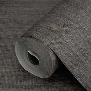 Luxury Brown Abstract Striped 3D Embossed Wallpaper, Traditional Non-Woven Wall Covering, 41.7"W x 614"H, Washable Removable 
