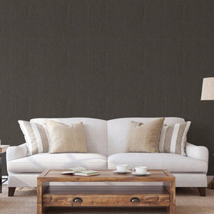 Luxury Brown Abstract Striped 3D Embossed Wallpaper, Traditional Non-Woven Wall Covering, 41.7"W x 614"H, Washable Removable 