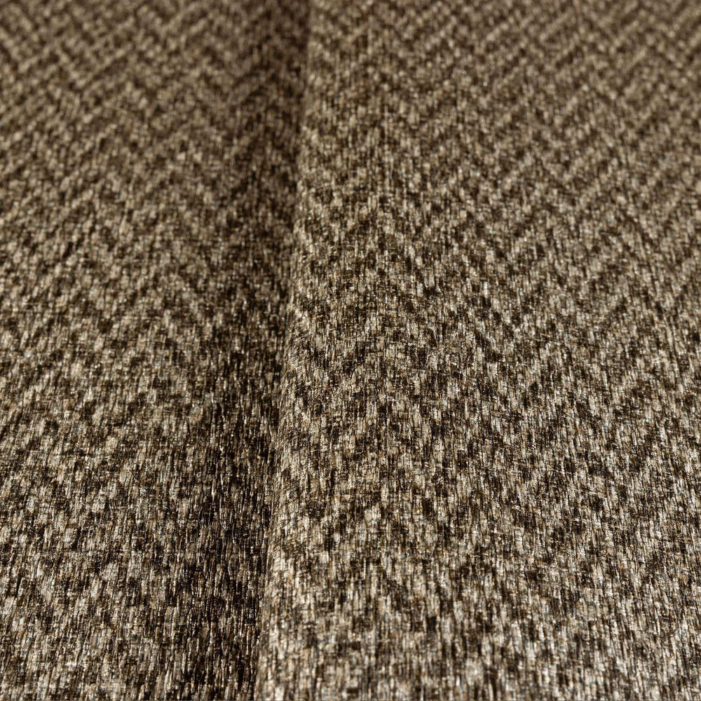 Luxury Brown Chevron Fabric Textured Wallpaper, Premium Non-Woven Wall Covering, 41.7"W x 398"H, Washable Removable for Livin