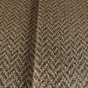 Luxury Brown Chevron Fabric Textured Wallpaper, Premium Non-Woven Wall Covering, 41.7"W x 398"H, Washable Removable for Livin