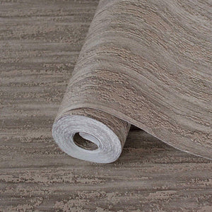 Luxury Brown Abstract Distressed Textured Wallpaper, Elegant Non-Woven Wall Covering, 41.7"W x 398"H, Washable Removable for 