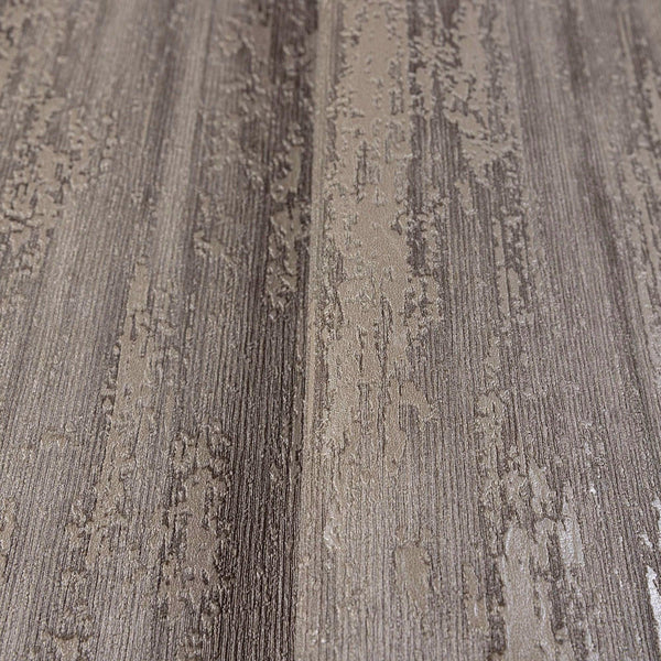 Luxury Brown Abstract Distressed Textured Wallpaper, Elegant Non-Woven Wall Covering, 41.7"W x 398"H, Washable Removable for 