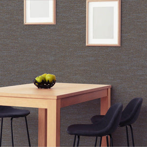 Luxury Brown Fabric Abstract Textured Wallpaper, Contemporary Non-Woven Wall Covering, 41.7"W x 614"H, Washable Removable for