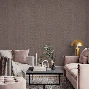 Luxury Brown Geometric Embossed 3D Embossed Wallpaper, Contemporary Non-Woven Wall Covering, 41.7"W x 614"H, Washable Removab