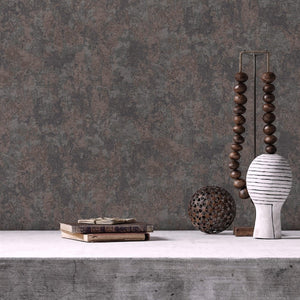 Luxury Brown Distressed Embossed 3D Embossed Wallpaper, Contemporary Non-Woven Wall Covering, 41.7"W x 614"H, Washable Remova