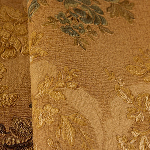 Luxury Brown Floral Geometric Textured Wallpaper, Farmhouse Non-Woven Wall Covering, 41.7"W x 614"H, Washable Removable for L