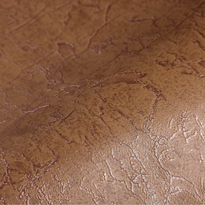 Luxury Brown Abstract Textured 3D Embossed Wallpaper, Boho Non-Woven Wall Covering, 41.7"W x 398"H, Washable Removable for Li