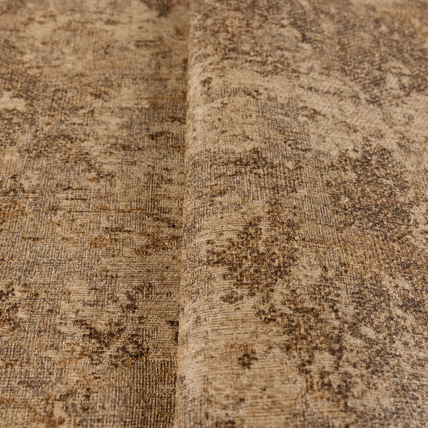 Luxury Brown Abstract Distressed Textured Wallpaper, Contemporary Non-Woven Wall Covering, 41.7"W x 614"H, Washable Removable