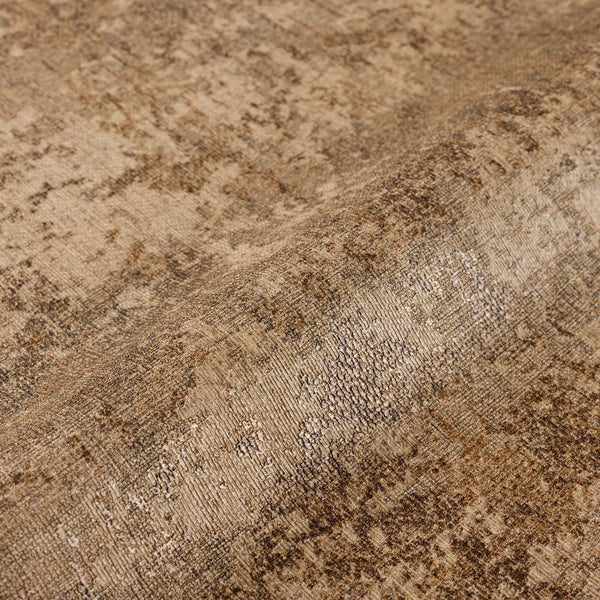 Luxury Brown Abstract Distressed Textured Wallpaper, Contemporary Non-Woven Wall Covering, 41.7"W x 614"H, Washable Removable