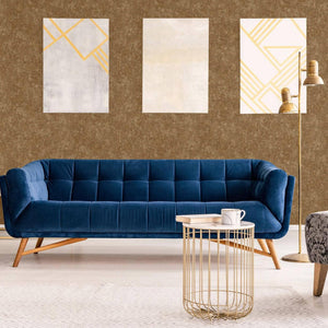 Luxury Brown Abstract Distressed Textured Wallpaper, Contemporary Non-Woven Wall Covering, 41.7"W x 614"H, Washable Removable