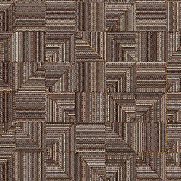 Luxury Brown Geometric Textured Wallpaper, Boho Non-Woven Wall Covering, 41.7"W x 614"H, Washable Removable for Living Room B