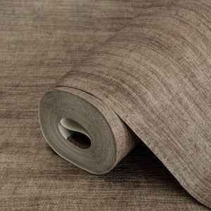 Luxury Brown Abstract Striped 3D Embossed Wallpaper, Lodge Non-Woven Wall Covering, 41.7"W x 614"H, Washable Removable for Li