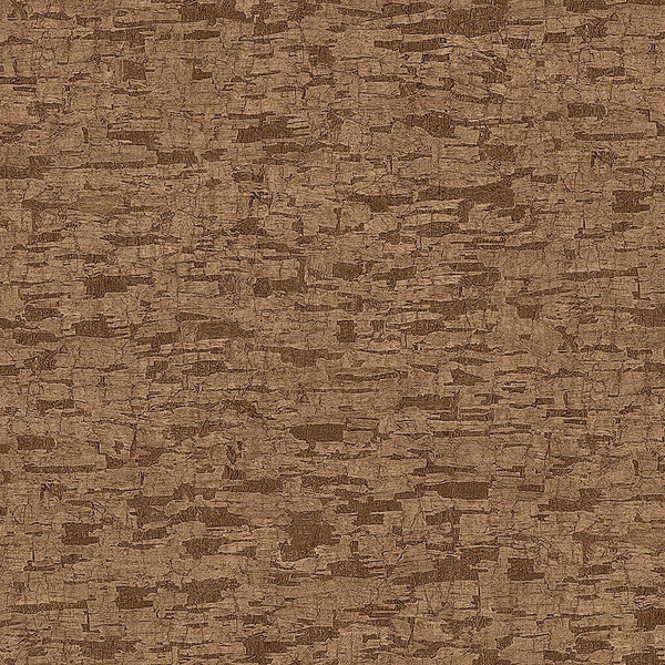 Luxury Brown Textured Embossed 3D Embossed Wallpaper, Lodge Non-Woven Wall Covering, 41.7"W x 614"H, Washable Removable for L