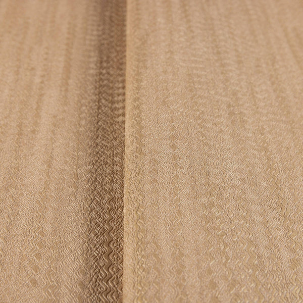Luxury Brown Striped Stripe 3D Embossed Wallpaper, Premium Non-Woven Wall Covering, 41.7"W x 614"H, Washable Removable for Li