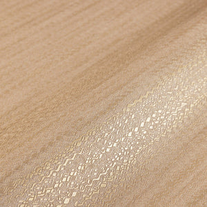 Luxury Brown Striped Stripe 3D Embossed Wallpaper, Premium Non-Woven Wall Covering, 41.7"W x 614"H, Washable Removable for Li