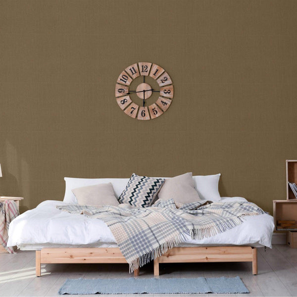 Luxury Brown Abstract Metallic 3D Embossed Wallpaper, Modern Non-Woven Wall Covering, 41.7"W x 614"H, Washable Removable for 