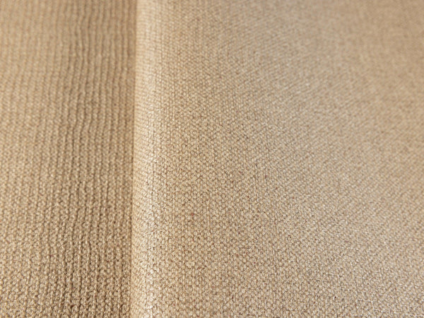 Luxury Brown Fabric Textured Wallpaper, Boho Non-Woven Wall Covering, 41.7"W x 614"H, Washable Removable for Living Room Bedr