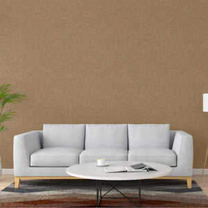 Luxury Brown Fabric Textured Wallpaper, Premium Non-Woven Wall Covering, 41.7"W x 398"H, Washable Removable for Living Room B