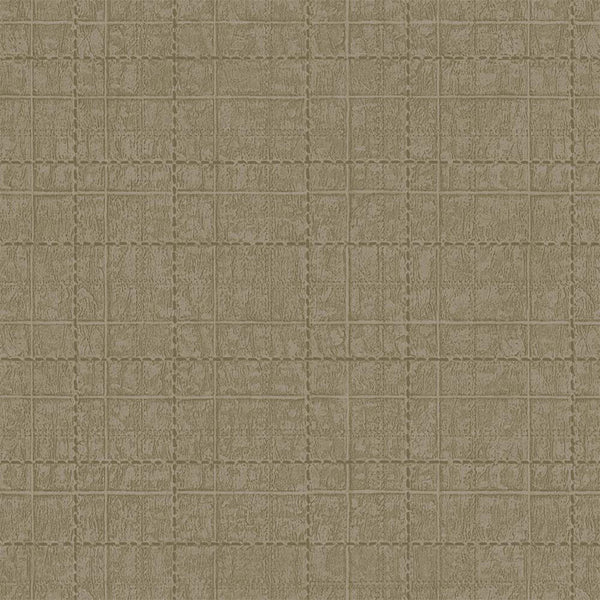 Luxury Brown Geometric Textured Wallpaper, Premium Non-Woven Wall Covering, 41.7"W x 398"H, Washable Removable for Living Roo