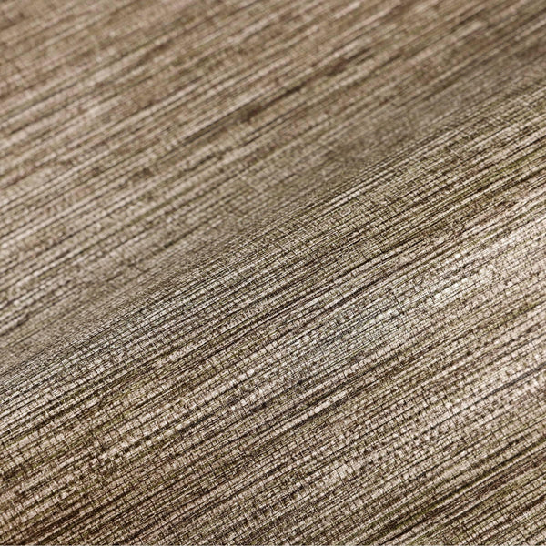 Luxury Brown Abstract Striped Textured Wallpaper, Boho Non-Woven Wall Covering, 41.7"W x 614"H, Washable Removable for Living