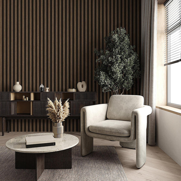 Luxury Black Abstract Wood 3D Embossed Wallpaper, Boho Non-Woven Wall Covering, 41.7"W x 614"H, Washable Removable for Living