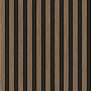 Luxury Black Abstract Wood 3D Embossed Wallpaper, Boho Non-Woven Wall Covering, 41.7"W x 614"H, Washable Removable for Living