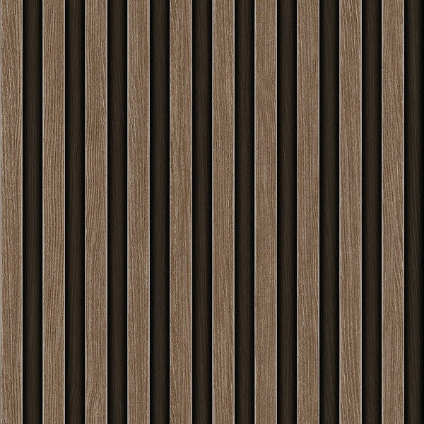 Luxury Black Abstract Wood 3D Embossed Wallpaper, Boho Non-Woven Wall Covering, 41.7"W x 614"H, Washable Removable for Living