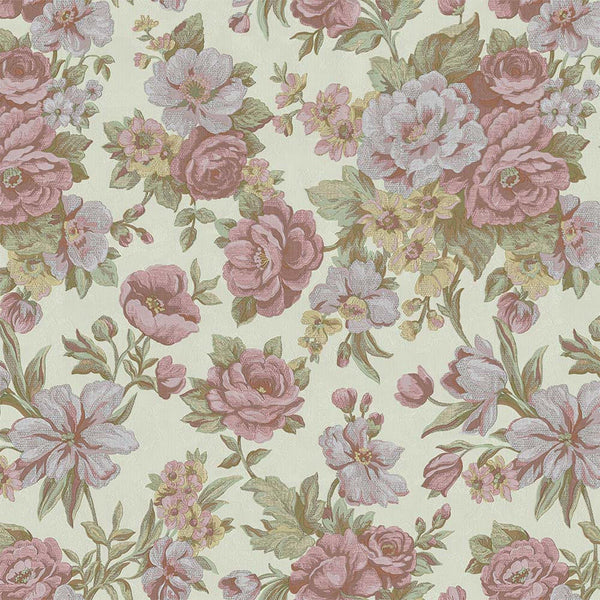 Luxury Green Floral Embossed 3D Embossed Wallpaper, Premium Non-Woven Wall Covering, 41.7"W x 614"H, Washable Removable for L