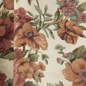 Luxury Ivory Floral Embossed 3D Embossed Wallpaper, Boho Non-Woven Wall Covering, 41.7"W x 614"H, Washable Removable for Livi