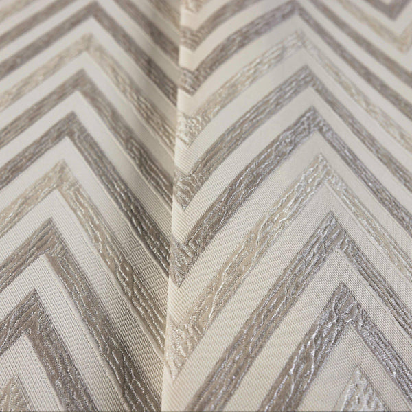 Luxury Beige Chevron Geometric Wallpaper, Coastal Non-Woven Wall Covering, 41.7"W x 614"H, Washable Removable for Living Room