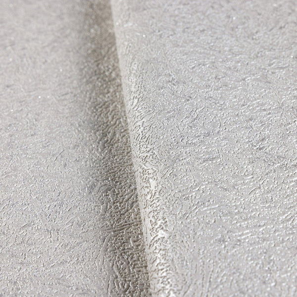 Luxury Gray Abstract Embossed 3D Embossed Wallpaper, Contemporary Non-Woven Wall Covering, 41.7"W x 398"H, Washable Removable