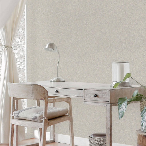 Luxury Gray Abstract Embossed 3D Embossed Wallpaper, Contemporary Non-Woven Wall Covering, 41.7"W x 398"H, Washable Removable