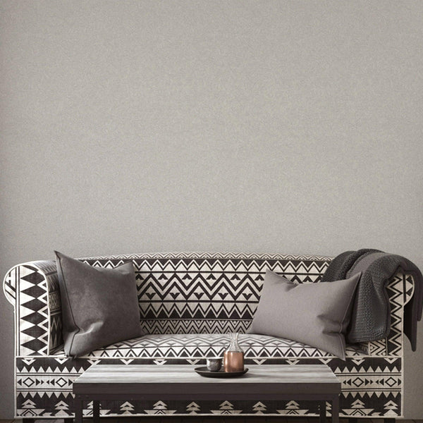 Luxury Gray Abstract Embossed 3D Embossed Wallpaper, Contemporary Non-Woven Wall Covering, 41.7"W x 398"H, Washable Removable